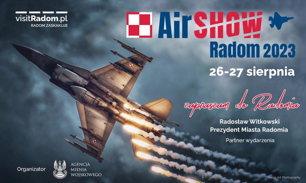 Znamy szczegółowy program Air Show Radom 2023 dlapilota.pl